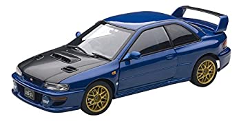 【中古】AUTOart 1／18 スバル インプレッサ 22B STi 変わり種 青み／炭素黒いこと・カウリング 成し遂げる品