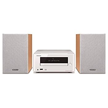 【中古】(人並み外れたに好いたらしい)ONKYO ミニコンピューターポ CD受信システム取り合わせ Bluetooth繋ぎ合わせる能力のある 白いこと X-U5X(W)