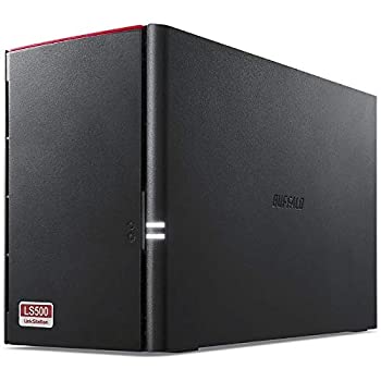 【中古】(人並み外れたに好いたらしい)BUFFALO スマホ・タブレットで使える 網状組織HDD(NAS) デュアル中核グループ中央処理装置 高速道路ひな型 資料を守るRAID1積み上げる 4結核症 LS520D0402