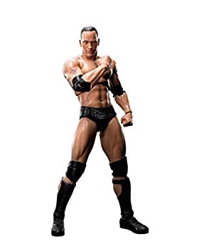 【中古】S.H.フィギュアーツ WWE ザ・ロック(The Rock) 約160mm PVC&ABS製 可動フィギュア