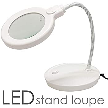 【中古】池田水晶体 LEDともし火付照明ランプルーペ CMS-100 家電-その他生活家電