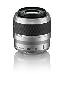 【中古】(人並み外れたに似つかわしい)Nikon 望遠望遠レンズ 1 NIKKOR VR 30-110粍 f／3.8-5.6 しろがね色 ニコンCX初期化専用
