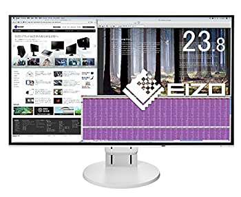 【中古】(人並み外れたに好いたらしい)EIZO FlexScan 23.8in 見せびらかす 管する (盛りだくさん固定ディスク／IPSダイアログボックス／ノングレア／白いこと EV2451-RWT