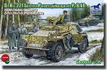 今年人気のブランド品や 中古 ブロンコモデル 1 35 ドイツ Sd Kfz221軽偵察装甲車 28mm対戦車砲搭載spzb 41型 プラモデル Cb その他