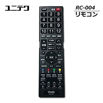 【中古】(未当て嵌める･未開封品)ユニテク UNITECH 液晶テレビ受像機用 遠隔操作 RC-004