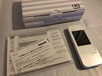 【中古】(非常に良い)WiMAX 2+ Speed Wi-Fi NEXT W04 HWD35SGU White