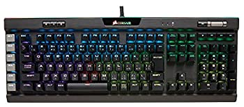 【中古】(非常に良い)Corsair K95 RGB PLATINUM MX Brown 日本語ゲーミングキーボード KB389 CH-9127012-JP