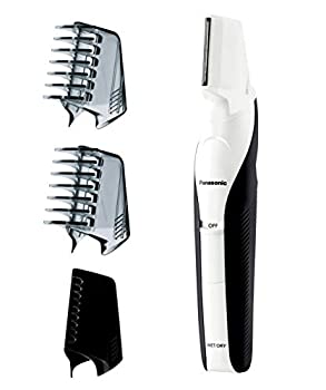 【中古】パナソニック ボディトリマー お風呂剃り可 男性用 白 ER-GK60-W