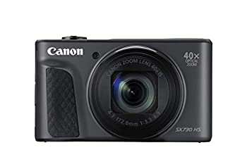 【中古】(人並み外れたに好いたらしい)Canon コンパクトデジタルカメラ PowerShot SX730 HS 黒いこと 光学40倍望遠レンズ PSSX730HS(BK)