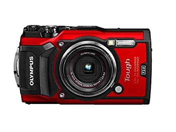【中古】OLYMPUS デジタルカメラ Tough TG-5 レッド 1200万画素CMOS F2.0 15m 防水 100kgf耐荷重 GPS+電子コンパス｜COCOHOUSE