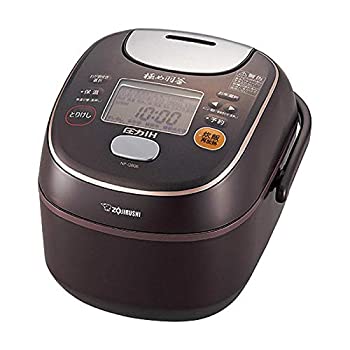 【中古】象印 炊飯器 圧力IH式 3.5合 極め羽釜 プライムブラウン NP-QB06-TZ