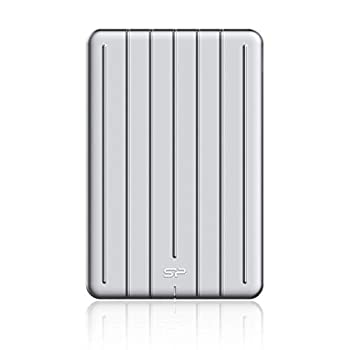 【中古】シリコンパワー ポータブルHDD 2TB 2.5インチType-Cコネクタ搭載 PS4 動作確認済 アルミ筺体 耐衝撃 A75シリーズ SP020TBPHDA75S3S｜COCOHOUSE