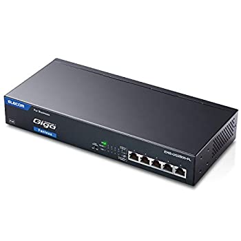 【中古】エレコム スイッチングこしき ギガビット相応う 5界面 金属元素筺体 PoE 静音気違い受け答え  EHB-UG2B05-PL