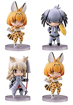 【中古】カプセルQキャラクターズ けものフレンズ デフォルメ立体図鑑 かぷせるフレンズ Vol.1 全4種セット(フルコンプ)画像