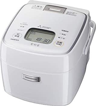 【中古】三菱電機 日本製 IH炊飯器 ひとり暮らし 備長炭炭炊釜 3.5合 NJ-SE069-W