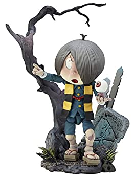【中古】(未使用品)タケヤ式自在置物 ゲゲゲの鬼太郎立体絵巻 鬼太郎 全高約95mm PVC\u0026ABS製 塗装済み 可動フィギュア