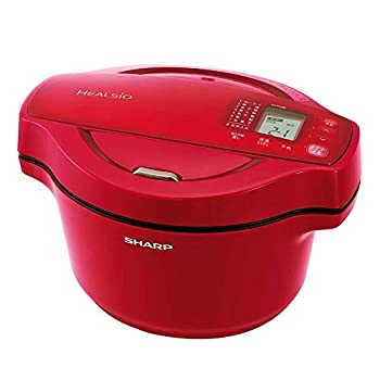 【中古】(非常に良い)シャープ 自動調理 鍋 ヘルシオ ホットクック 1.6L 無水鍋 レッド KN-HT99B-R