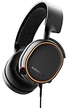 【中古】【国内置き目品】密閉型 ゲーミングヘッドセット SteelSeries Arctis 5 Black (2019 Edition) 61504