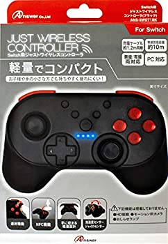【中古】Switch用ジャスト ワイヤレスコントローラ(ブラック)