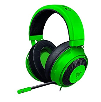 【中古】(非常に良い)Razer Kraken Green ゲーミングヘッドセット アナログ接続 PS4 PC Switch スマートフォン 冷却ジェルパッド 【日本正規代理店保証品】 RZ04-028 7,594円