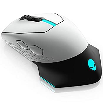 【中古】(人並み外れたに好いたらしい)ALIENWARE 有線／無線電話 最長300第四次元 ゲーミングマウス 7名取り草 16000DPI検知器 AW610M ルナライト
