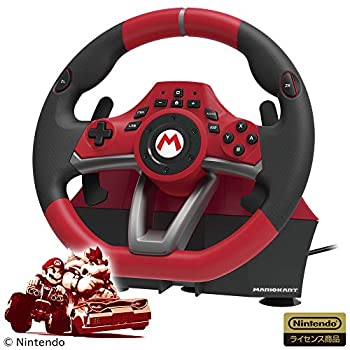 【中古】(非常に良い)【任天堂ライセンス商品】マリオカートレーシングホイールDX for Nintendo Switch【Nintendo Switch対応】