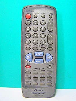 【中古】シャープ テレビ・ビデオリモコン G1391SB|COCOHOUSE