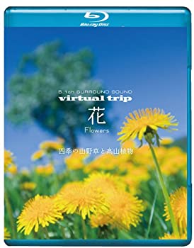 【中古】(非常に良い)virtual trip　花　Flower　四季の山野草と高山植物 [Blu-ray]