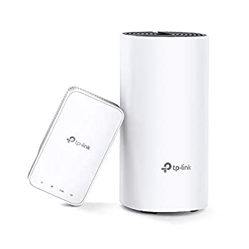 【中古】(未使用品)TP-Link WiFi 無線LAN ルーター デュアルバンド AC1200 2ユニットセット Deco M3