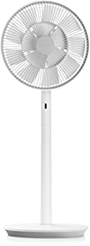 【中古】(未当て嵌める品)バルミューダ ザ・グリーンファン (白いこと×薄墨色) 扇風機 DC原動機 二重社会システムの羽毛 超静音 BALMUDA The GreenFa