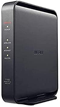 【中古】BUFFALO WiFi 無線LAN ルーター WSR-1166DHPL2／N 11ac ac1200 866+300Mbps IPv6対応 デュアルバ