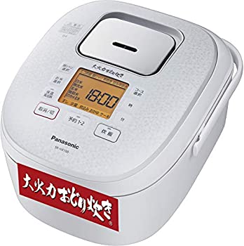 【中古】パナソニック 炊飯器 5.5合 IH式 大火力おどり炊き スノーホワイト SR-HX100-W|COCOHOUSE