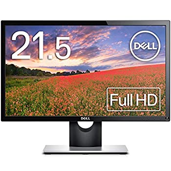 【中古】(非常に良い)Dell モニター 21.5インチ SE2216H(CIE1976 82%／フレームレス／フルHD／VA非光沢／HDMID-Sub15ピン)