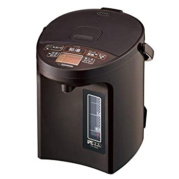 【中古】象印 パソコン沸とうVE灯し火まほうびん 2.2L 赤銅色ZOJIRUSHI 優湯生(ゆうとうせい) CV-GB22-TA