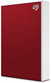 【中古】(人並み外れたに好いたらしい)Seagate Backup Plus 携帯型HDD 【なおなお書き5／なおなお書き4】動くこと見さだめる済み 5結核症 赤 うしろ押しホンブルグ帽付 STHP5000403