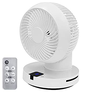 【中古】(未当て嵌める品)iimono117 サーキュレーター DC原動機 360度回転させる 首商い口 ～24畳 遠隔操作 タイマー 付 静音 真上 送風機 扇風機 (P