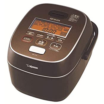 【中古】象印 圧力IH炊飯器(5.5合炊き) ブラウン ZOJIRUSHI 極め炊き NW-JC10-TA