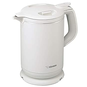 【中古】象印 電気ケトル 1.0L 沸騰後1時間90℃保温 コーヒードリップ用機能付き ホワイト CK-AX10-WA｜COCOHOUSE