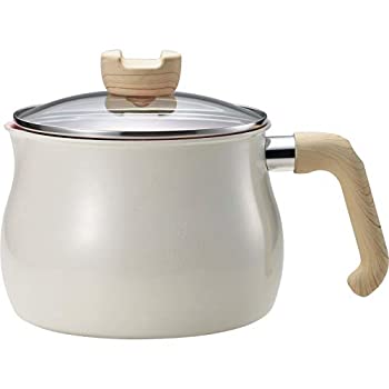 【中古】(非常に良い)和平フレイズ マルチポット Lサイズ 14cm 3L (3~4人用) ホワイト 7つの使い方 煮る 茹でる 沸かす 炊く 炒める 揚げる 和える IH対応 ふっ素樹脂