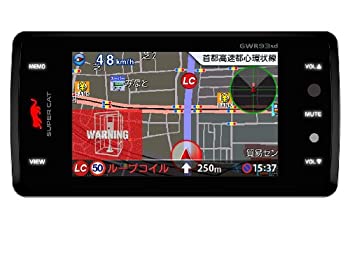 【中古】(非常に良い)ユピテル レーダー探知機 スーパーキャット超高感度GPSアンテナ搭載 一体型 GWR93sd