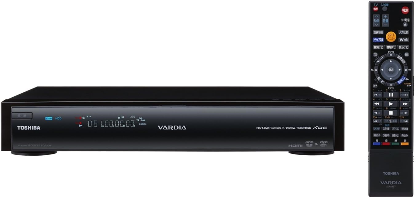 【中古】［物質の状態好ましい］TOSHIBA VARDIA 地上・BS・110度CSデジタルラジオ受信機積み上げる高品位テレビリコーダー HDD 320GB RD-S304K