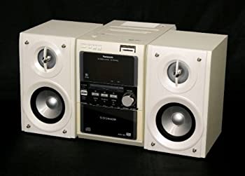 【中古】(非常に良い)Panasonic　パナソニック　SC-PM710SD-W　ホワイト　SDステレオシステム　（CD／MD／SD／カセット／AM／FMラジオコンポ）