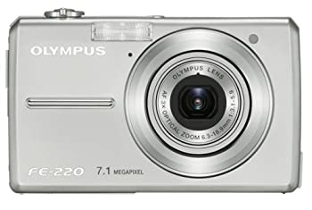【中古】(非常に良い)OLYMPUS デジタルカメラ CAMEDIA (キャメディア) FE-220|COCOHOUSE