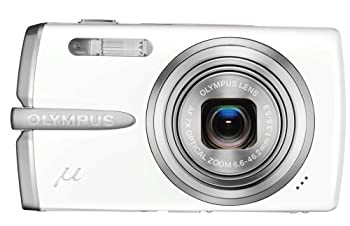 【中古】(人並み外れたに似つかわしい)OLYMPUS デジタル写真機 μ1020 (ミュー) リリー白いこと μ1020WHI