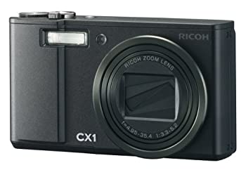 【中古】［物質の状態好ましい］RICOH デジタル写真機 CX1 黒いこと CX1BK