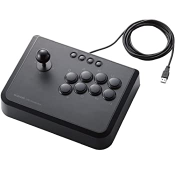 【中古】(非常に良い)ELECOM PS3 USBアーケードスティック 10ボタン 連射機能搭載 ブラック JC-GMAS01BK|COCOHOUSE