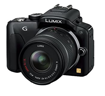 【中古】［状態良好］パナソニック ミラーレス一眼カメラ LUMIX G3 レンズキット エスプリブラック DMC-G3K-K