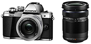 【中古】OLYMPUS ミラーレス一眼カメラ OM-D E-M10 MarkII EZダブルズームキット シルバー｜COCOHOUSE
