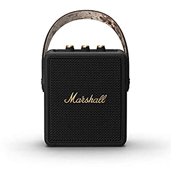Marshall Official 大型ワイヤレスポータブルスピーカー TUFTON ブラック&amp;ブラス 連続再生20時間/IPX2防滴仕様/急速充電/aptX対応 【国内正規品 Amazon.co.jp: Marshall Official 大型ワイヤレスポータブル