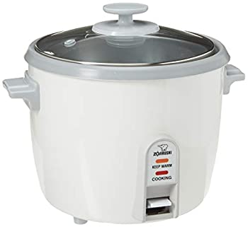 【中古】［物質の状態好ましい］Zojirushi NHS-10 6-Cup (Uncooked) Rice Cooker／Steamer \u0026 Warmer%ｶﾝﾏ% White by Zojirushi